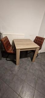 Vierkante tafel 80x80 cm, Ophalen, Overige materialen, Gebruikt, 50 tot 100 cm