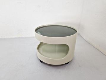 Opal Möbel Luna Space Age bijzettafel, jaren 70 beschikbaar voor biedingen