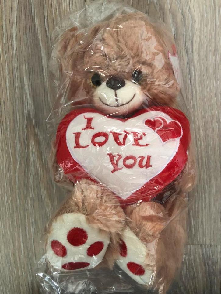 Liefdevolle Knuffelbeer met Hart, Kinderen en Baby's, Speelgoed | Knuffels en Pluche, Nieuw, Beer, Ophalen of Verzenden