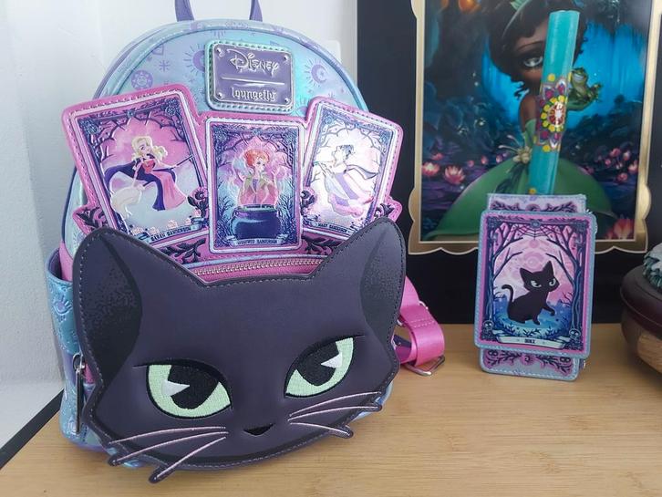 Loungefly Disney Rugtas + Kaarthouder - Hocus Pocus, Sieraden, Tassen en Uiterlijk, Tassen | Damestassen, Nieuw, Ophalen of Verzenden