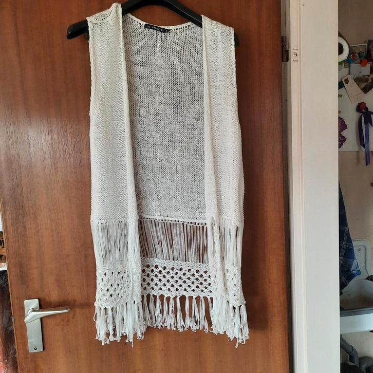 Luchtig Vest - Perfect voor de Zomer!, Kleding | Dames, Bodywarmers, Zo goed als nieuw, Maat 46/48 (XL) of groter, Beige, Ophalen of Verzenden