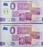 0 euro biljet Frankrijk 2025 Chantier du Barrage de Bort-les, Ophalen of Verzenden, Frankrijk, 5 euro, Setje