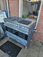 Vrijstaand fornuis met oven en grill, Ophalen, Gebruikt, Hete lucht, 60 cm of meer