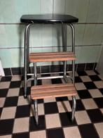 Vintage Brabantia keukentrapje, inklapbaar, Huis en Inrichting, Krukjes, Ophalen, Zo goed als nieuw, IJzer