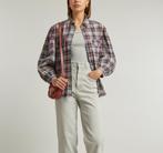 Isabel Marant Etoile blouse / overshirt Lidzy Fr mt 40 ZGAN, Blauw, Zo goed als nieuw, Ophalen, Maat 38/40 (M)