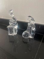 Kristallen Beeldjes: Schoorsteenveger & Glasblazer, Ophalen of Verzenden