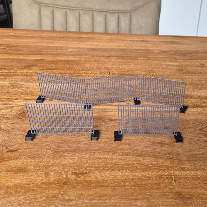 Bouwhek met voet - Schaal 1:50 (set 5x Bouwhek + 10x Voet), Hobby en Vrije tijd, Modelauto's | 1:50, Nieuw, Bus of Vrachtwagen