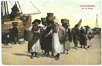 959986 Scheveningen Na de afslag 1913 Gelopen met postzegel beschikbaar voor biedingen