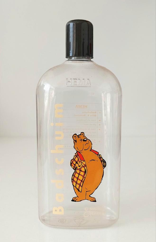 Oude HEMA Reclame Fles Olivier B. Bommel Marten Toonder, Antiek en Kunst, Curiosa en Brocante, Verzenden
