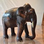 Grote Massief Houten Olifant, Ophalen of Verzenden