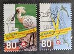 nvph 1811 - 1812 gestempeld Vogels 1999, Verzenden, Na 1940, Gestempeld