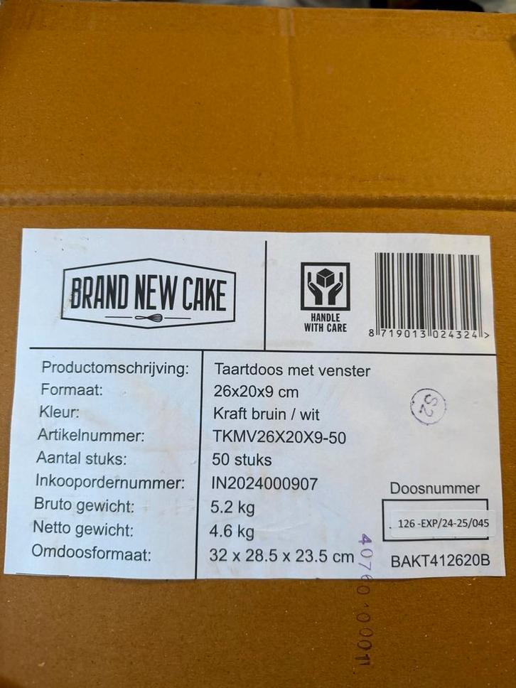 Diverse Verpakkingsmaterialen, Diversen, Levensmiddelen, Ophalen