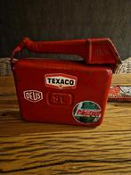 Vintage 5L Jerrycan met Stickers - Texaco, Castrol, Esso, Ophalen of Verzenden, Gebruikt