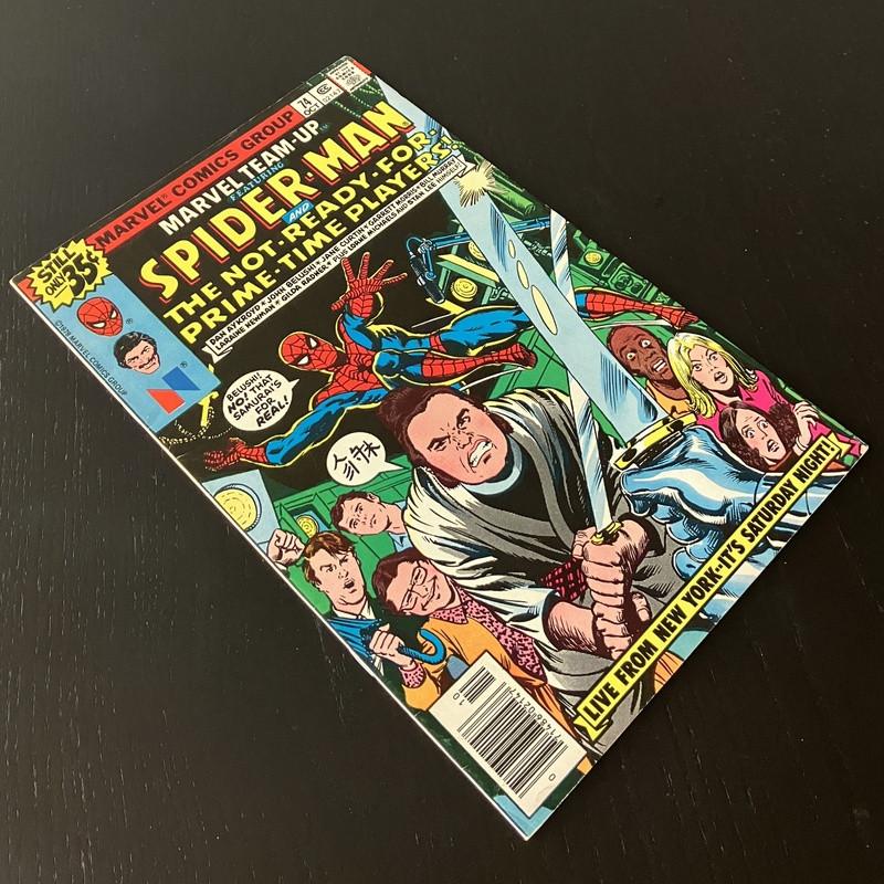 Marvel Team-Up Vol.1 #74 (1978) VF- (7.5), Boeken, Strips | Comics, Gelezen, Eén comic, Amerika, Ophalen of Verzenden