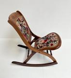 Vintage Engelse schommelstoel, 1960's, Huis en Inrichting, Stoelen, Hout, Gebruikt, Twee, Vintage