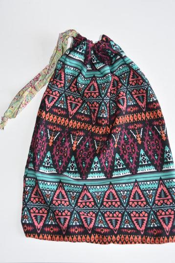 Stoffen handgemaakte bohemian tribal tas uit India boho beschikbaar voor biedingen