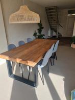 Steigerhouten Eettafel 210x100, Huis en Inrichting, Tafels | Eettafels, Ophalen, Gebruikt, 200 cm of meer, 50 tot 100 cm