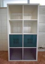 IKEA KALLAX kast – 8 vakken + 4 opbergbakken, Ophalen, Gebruikt