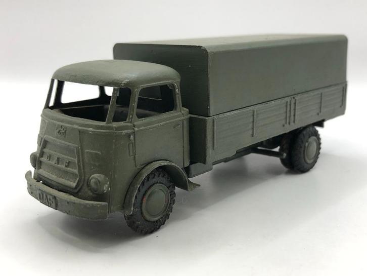 Lion Car Daf Truck groen -REPAINT- M11, Hobby en Vrije tijd, Modelauto's | 1:43, Gebruikt, Auto, Overige merken, Ophalen of Verzenden