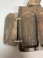 240241 - Ethiopian begin 20th coptic stone icon - Ethiopie, Antiek en Kunst, Antiek | Religie, Ophalen of Verzenden