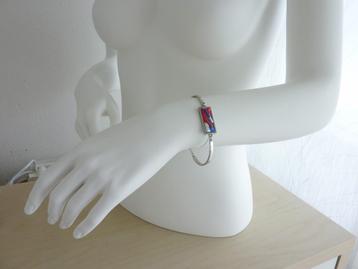 Exclusief verzilverde armband. Deze armband is eenmalig  beschikbaar voor biedingen