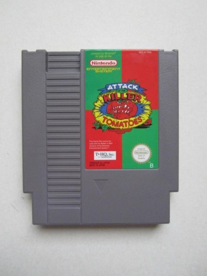 Attack of the killer tomatoes NES Nintendo, Spelcomputers en Games, Games | Nintendo NES, Avontuur en Actie, 1 speler, Vanaf 7 jaar