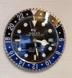 Wandklok Rolex GMT Master II type Batman 35cm RVS, Wandklok, Analoog, Nieuw, ?