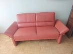 Bank leren, Ophalen, 150 tot 200 cm, Tweepersoons, 75 tot 100 cm