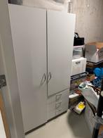 Witte kast, goede staat, Ophalen, Kunststof, Meerdere deuren, 50 tot 100 cm