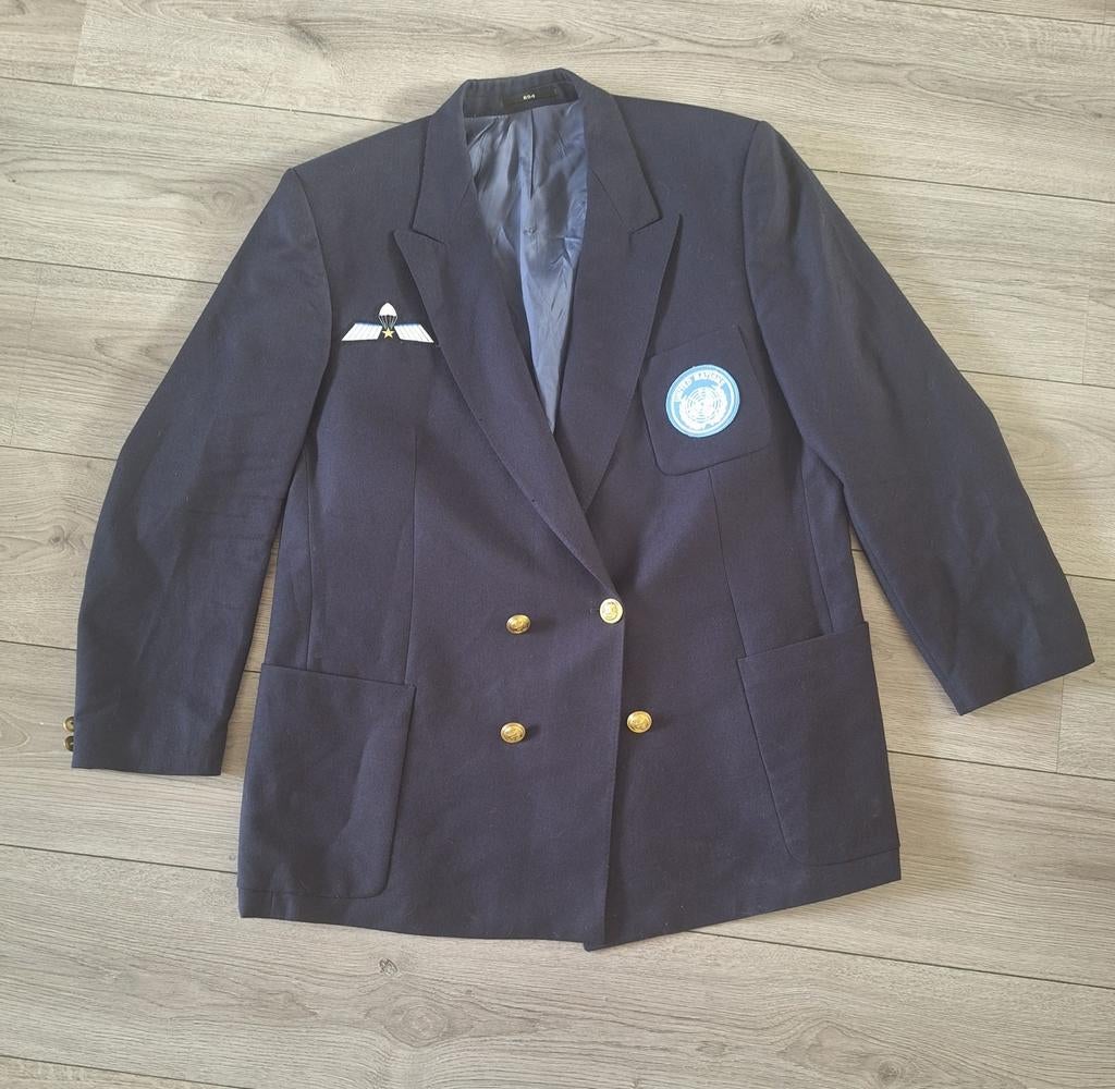 VN luchtmacht blazer wol navy met gouden knopen, Kleding | Heren, Blauw, Checkmate, Maat 56/58 (XL), Ophalen of Verzenden