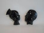 Wand Masker Afrikanen Zwart Set, Ophalen of Verzenden, Zo goed als nieuw