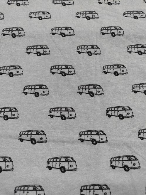 VW busjes - tricot katoen, Hobby en Vrije tijd, Stoffen en Lappen, Nieuw, Katoen, 120 cm of meer, 30 tot 200 cm, Ophalen of Verzenden