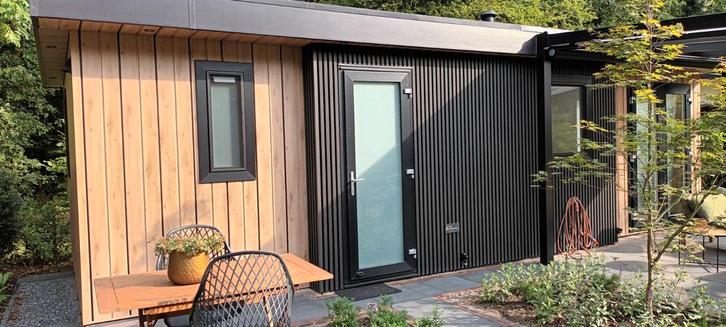 Chalet te koop op de Veluwe, Vakantie, Vakantiehuizen | Nederland, Tuin, Wasmachine
