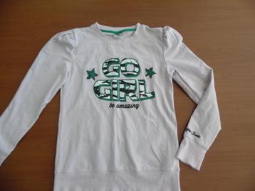 VINGINO trui / shirt GO GIRL lichtrose in maat 152 beschikbaar voor biedingen