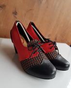 Rode Banned Nita oxford pumps vintage look, Kleding | Dames, Verzenden, Nieuw, Rood