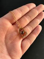 Hart ketting - Stainless Steel, Sieraden, Tassen en Uiterlijk, Kettingen, Ophalen of Verzenden, Nieuw, Goud, Met strass