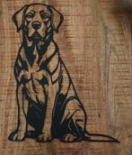 Metalen bord Labrador zwart, Ophalen of Verzenden, Nieuw