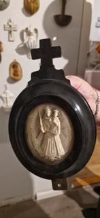 Antiek Meerschuim Lijstje Maria met Jezus, Antiek en Kunst, Antiek | Religie, Ophalen of Verzenden