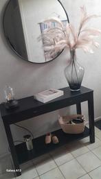Zwarte side table, Huis en Inrichting, Tafels | Sidetables, Ophalen, Gebruikt, Overige houtsoorten, 25 tot 50 cm