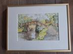 Aquarel van Giethoorn, Antiek en Kunst, Kunst | Schilderijen | Klassiek, Ophalen