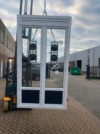 Nieuwe tuindeur met twee zijlichten, Doe-het-zelf en Verbouw, Kozijnen en Schuifpuien, Ophalen, Kunststof, Deurkozijn, Nieuw