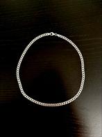 Zilveren ketting, dikke gourmetschakel, Sieraden, Tassen en Uiterlijk, Kettingen, Ophalen of Verzenden, Zo goed als nieuw, Zilver