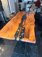 Epoxy eettafel, Huis en Inrichting, Tafels | Eettafels, Ophalen, 200 cm of meer, 50 tot 100 cm, Zo goed als nieuw