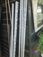 F-rails set 150 cm lang 11 stuks!, Ophalen, Gebruikt, IJzer