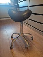 Zadelkruk bureaustoel ergonomisch, Gebruikt, Zwart, Ophalen of Verzenden, Bureaukruk