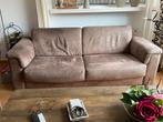 Leren bank, Huis en Inrichting, Ophalen, Gebruikt, Driepersoons, Rechte bank