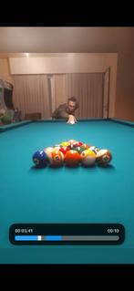 Pool tafel 9 voet nieuwstaat moet dringend weg verhuis, Ophalen, Zo goed als nieuw