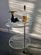 Vintage serveerwagen barcart troleytafel retro, Ophalen, Rechthoekig, Minder dan 55 cm, 60 cm of meer