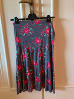 Gebloemde rok, Kleding | Dames, Rokken, Verzenden, Maat 42/44 (L), Zo goed als nieuw, Grijs