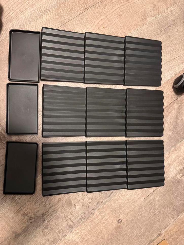 3x Nieuwe IKEA Uppdatera Kruidenlade Inleg Zwart, Huis en Inrichting, Woonaccessoires | Kisten, Nieuw, Minder dan 50 cm, Kunststof